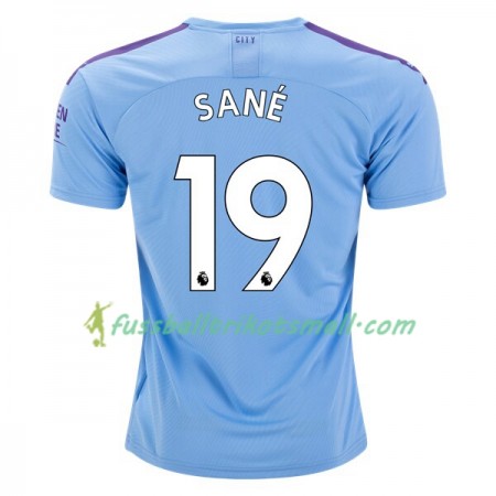 Fußballtrikots Manchester City Sane 19 2019-2020 Kurzarm Heimtrikotsatz kaufen